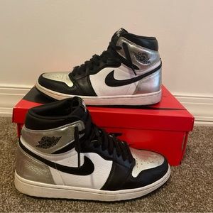 Size 10 - Jordan 1 High OG Metallic Silver
